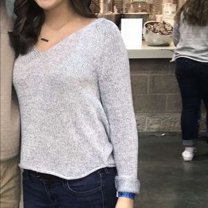 light blue H&M sweater